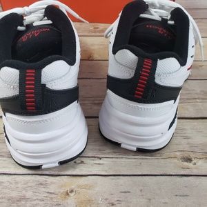 Nike Shoes Nike Air Monarch Iv Red Black And White Shoes Poshmark